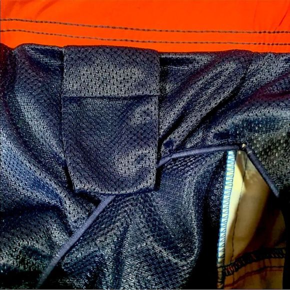 SPEEDO Mens Blue Orange Stripe Swim Trunks With Mesh Lining Sz XXL / 2XL NWT - Picture 7 of 9